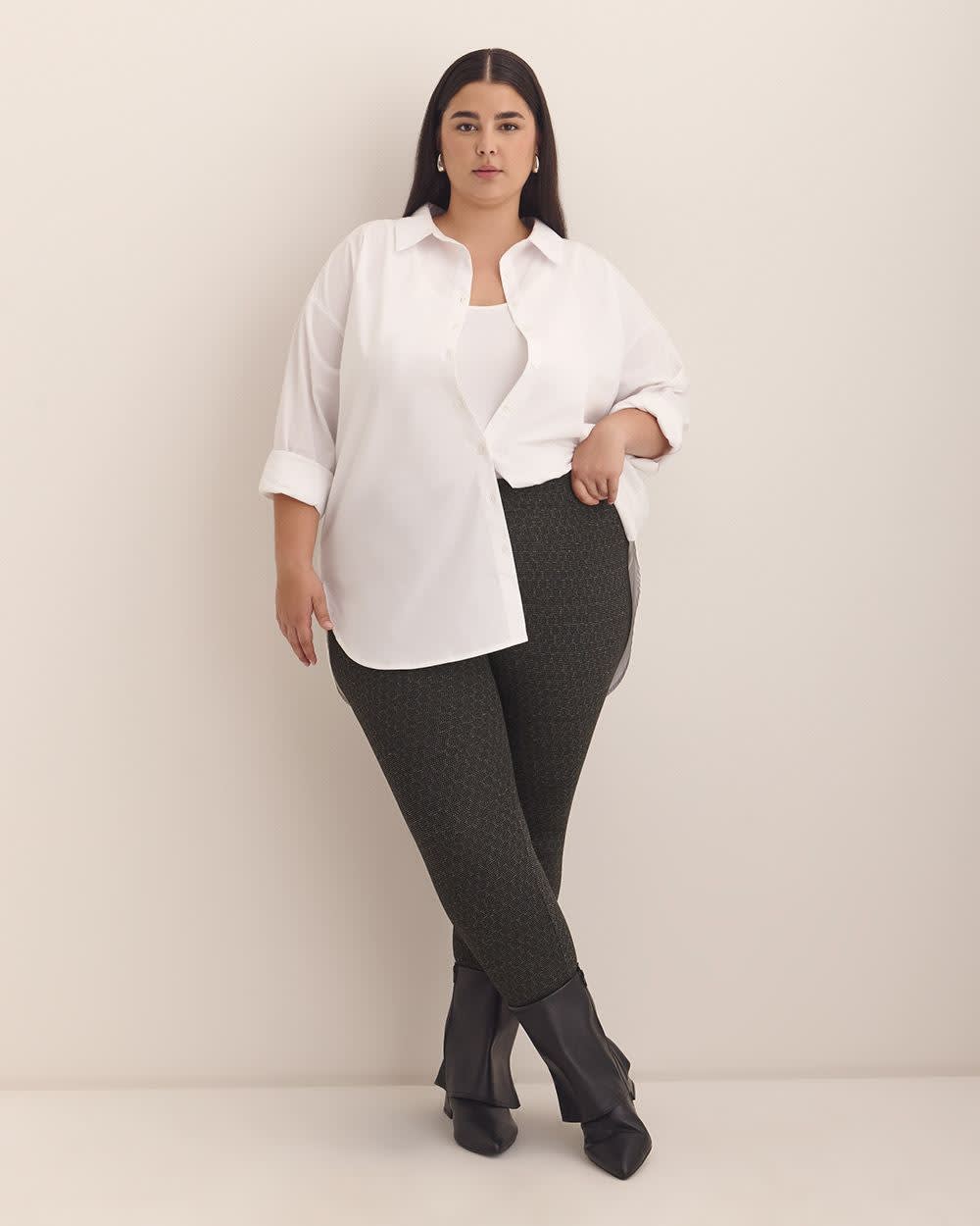 Black Animal-Textured Fashion Legging Black subtle animal 1 Black Animal-Textured Fashion Legging Black subtle animal