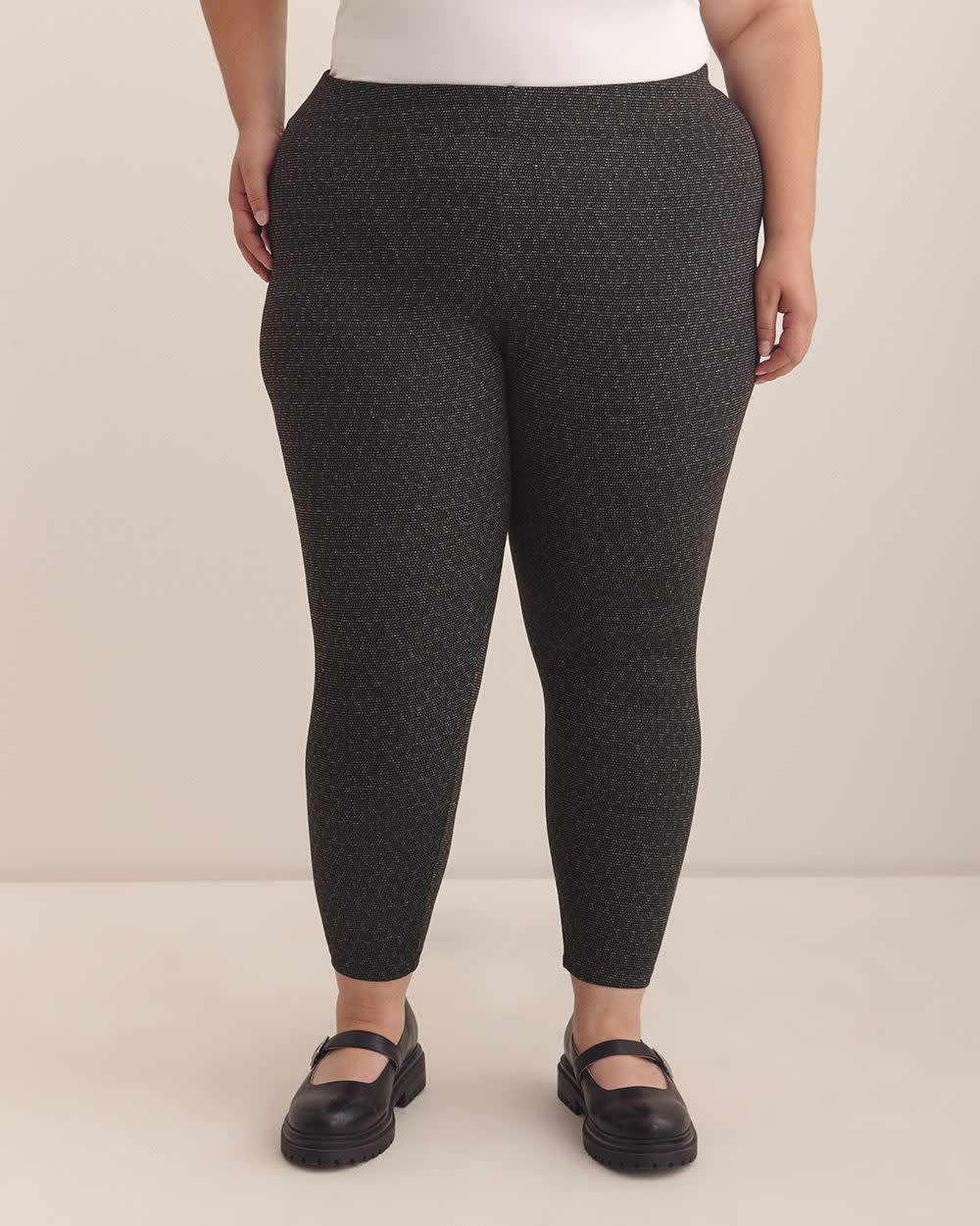 Black Animal-Textured Fashion Legging Black subtle animal 2 Black Animal-Textured Fashion Legging Black subtle animal