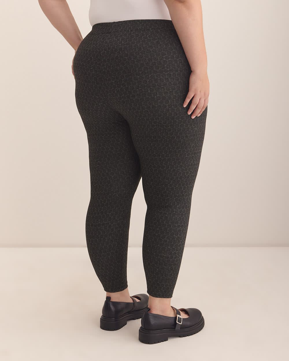 Black Animal-Textured Fashion Legging Black subtle animal 3 Black Animal-Textured Fashion Legging Black subtle animal