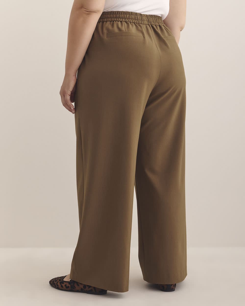 Pull-On Wide-Leg Pant Morning coffee