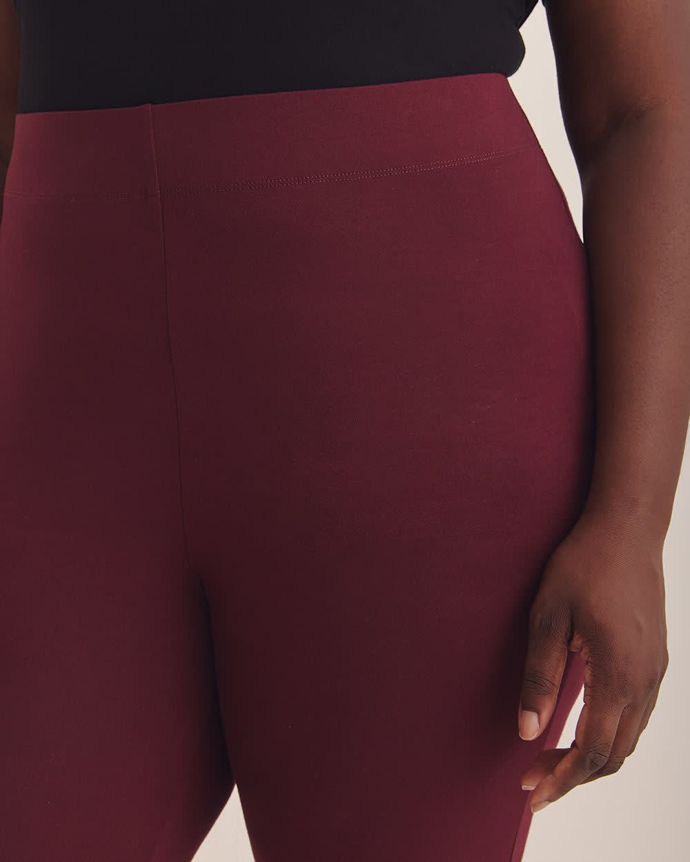 Responsible, Fashion Legging with Buttoned Hem Windsor wine-