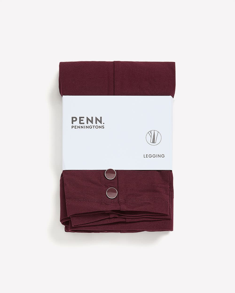 Responsible, Fashion Legging with Buttoned Hem Windsor wine-