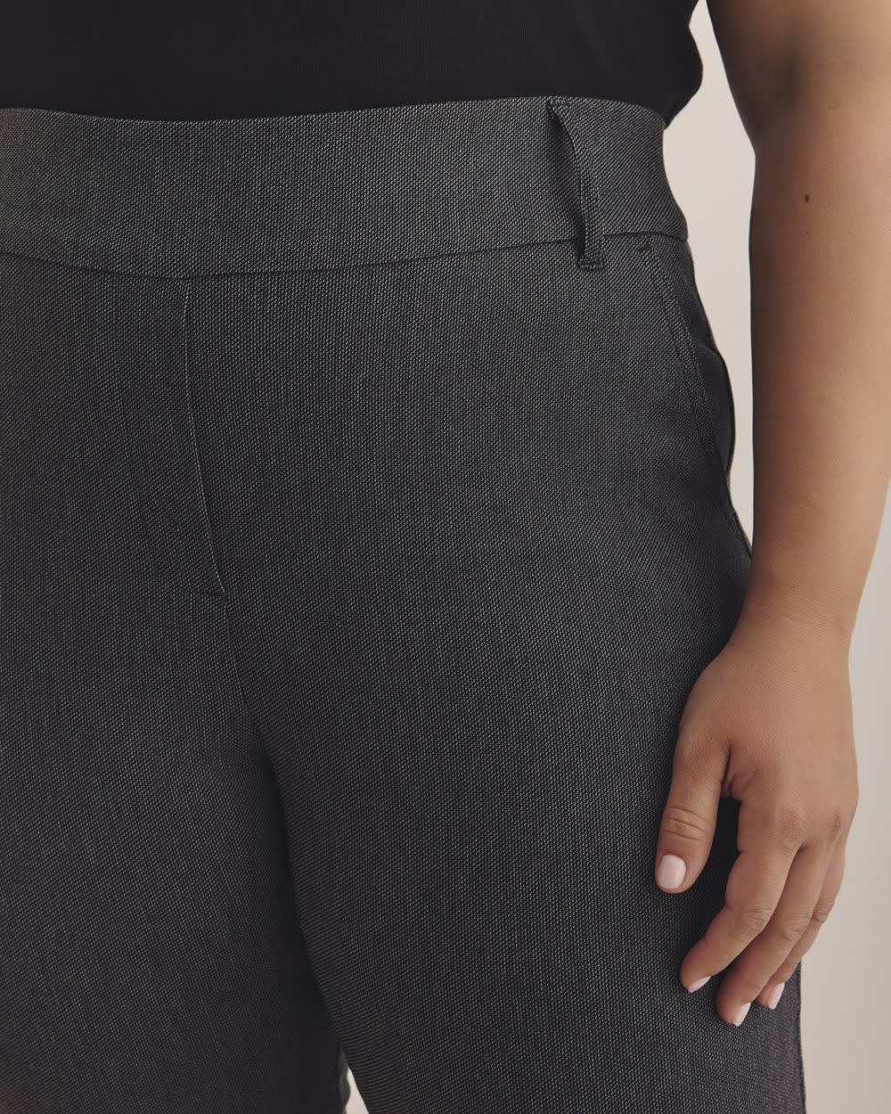 Petite, Grey Skinny-Leg Savvy Pant - PENN. Essentials Charcoal