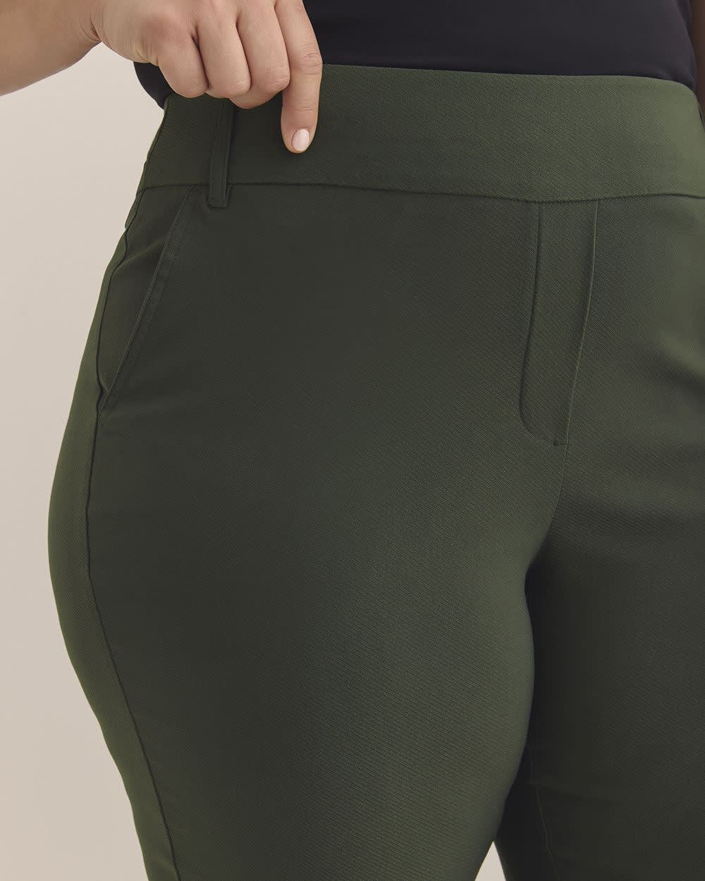 Green Straight-Leg Savvy Pant - PENN. Essentials Deep forest 4 Green Straight-Leg Savvy Pant - PENN. Essentials Deep forest