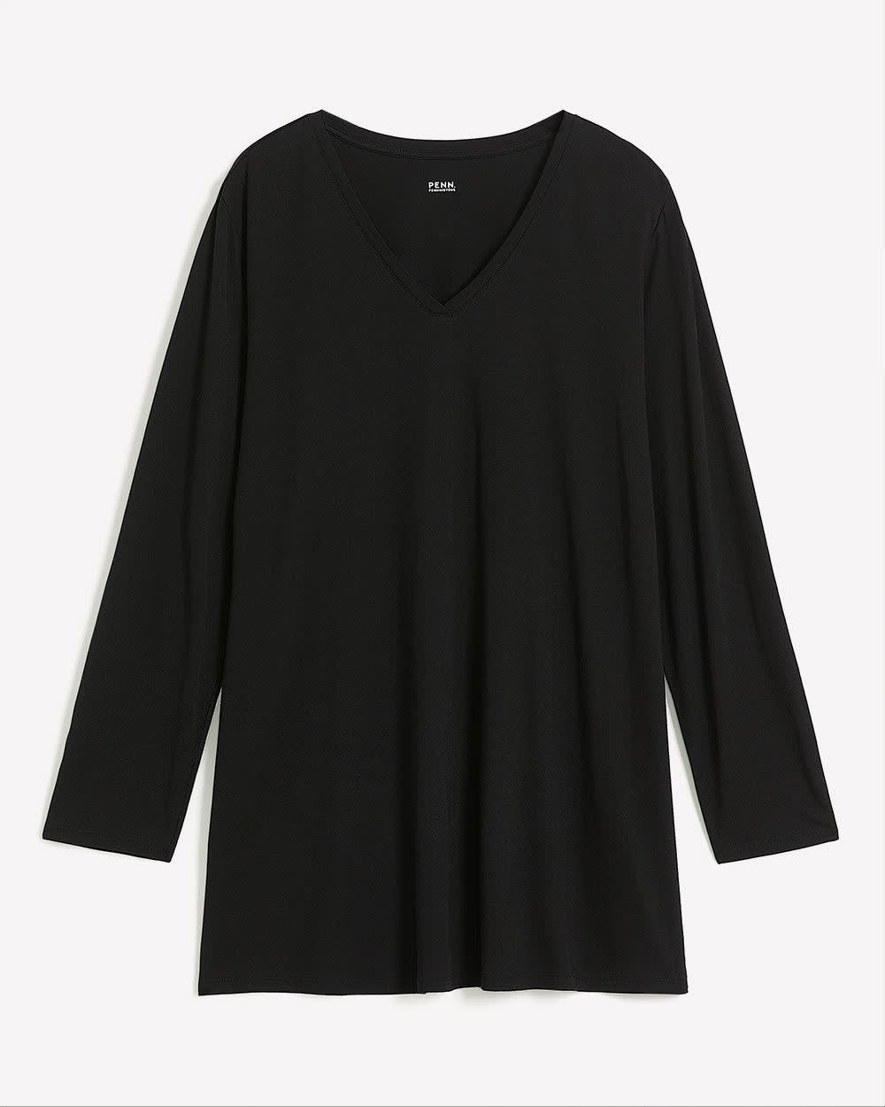 Long Black Modern-Fit Tee - PENN. Essentials Black 5 Long Black Modern-Fit Tee - PENN. Essentials Black