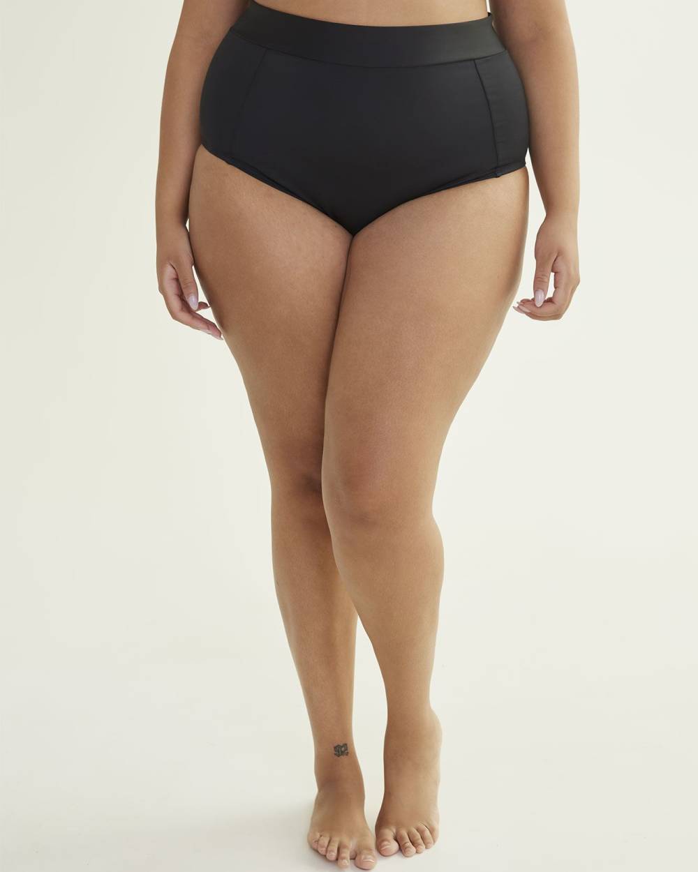 Basic Swim High-Waisted Brief Black