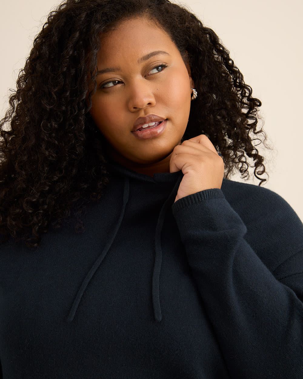 Relaxed-Fit Shaker-Stitch Hooded Sweater Sky captain 5 Relaxed-Fit Shaker-Stitch Hooded Sweater Sky captain