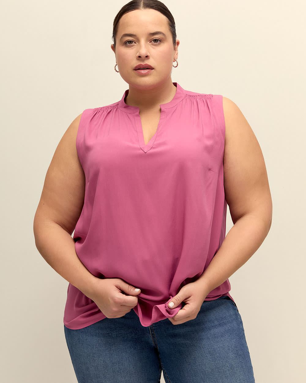 Responsible, Sleeveless Tunic Blouse Malaga 2 Responsible, Sleeveless Tunic Blouse Malaga