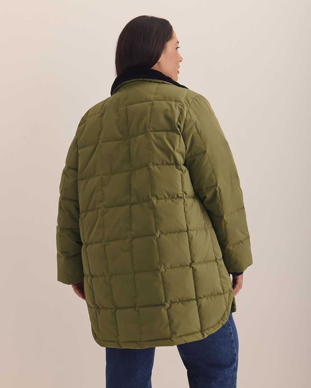 Ripstop Parka Jacket with Removable Hood Burnt olive 3 Ripstop Parka Jacket with Removable Hood Burnt olive