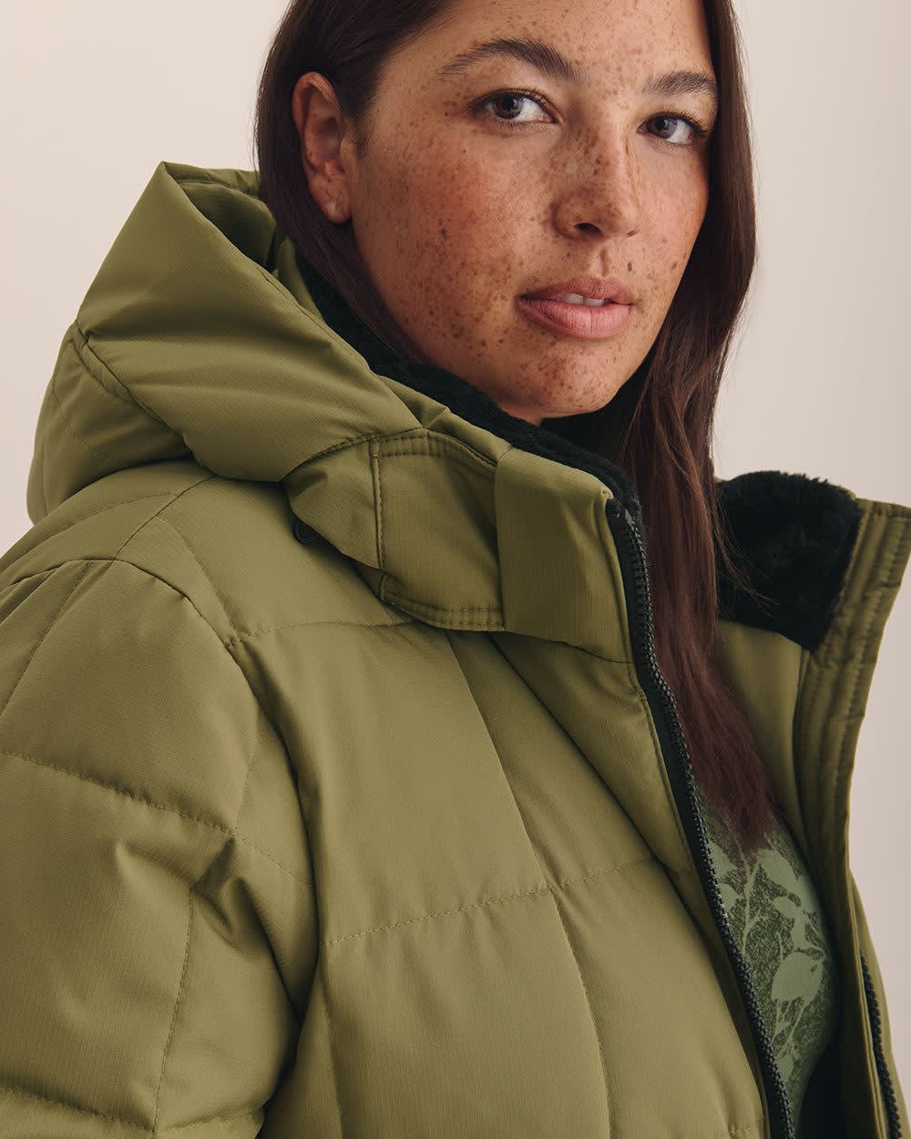 Ripstop Parka Jacket with Removable Hood Burnt olive 5 Ripstop Parka Jacket with Removable Hood Burnt olive