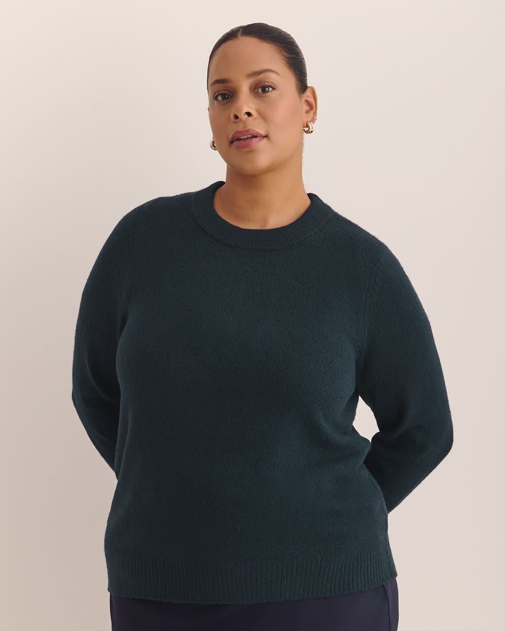 Glitzy Crewneck Sweater Sky captain mix 1 Glitzy Crewneck Sweater Sky captain mix