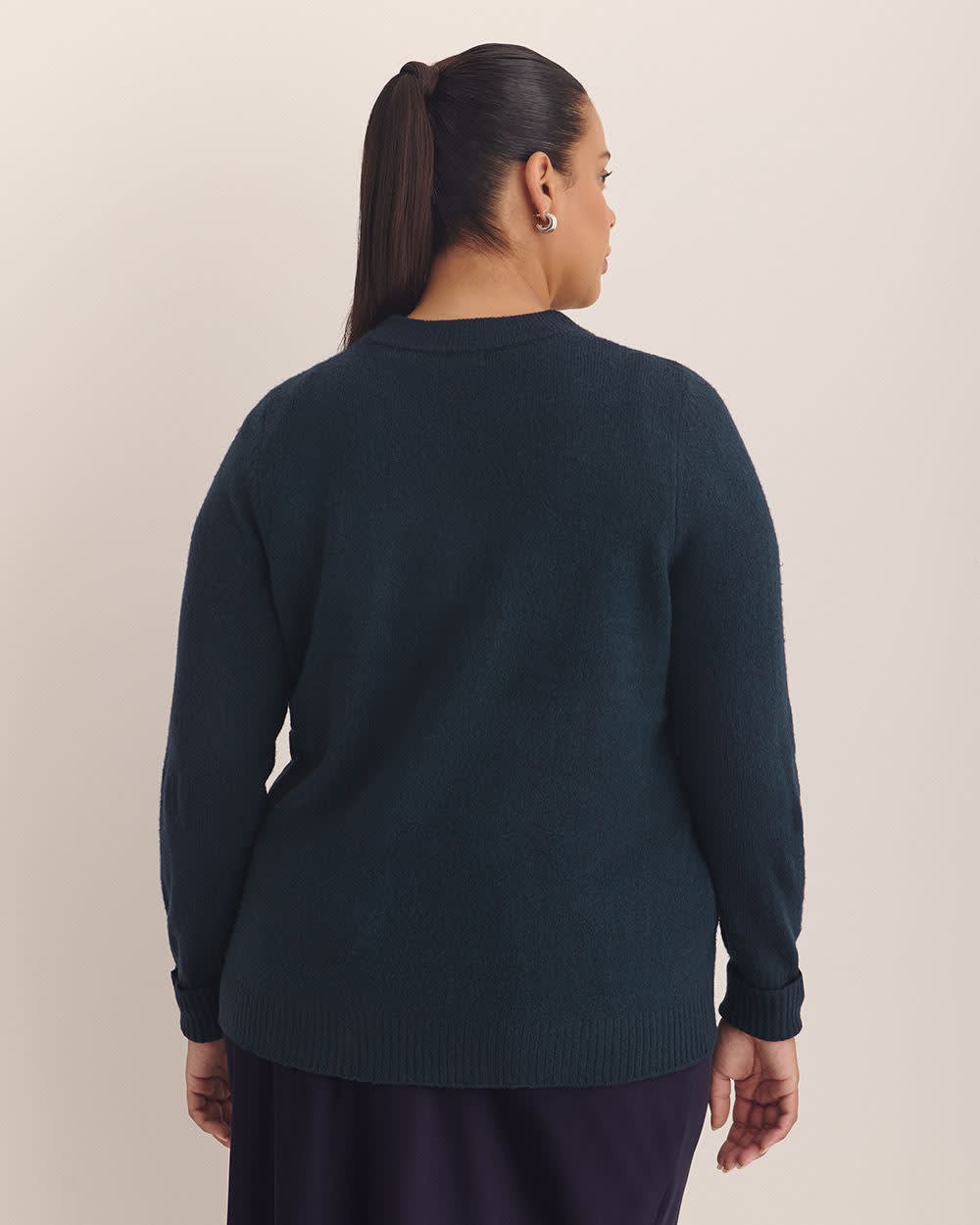 Glitzy Crewneck Sweater Sky captain mix 3 Glitzy Crewneck Sweater Sky captain mix