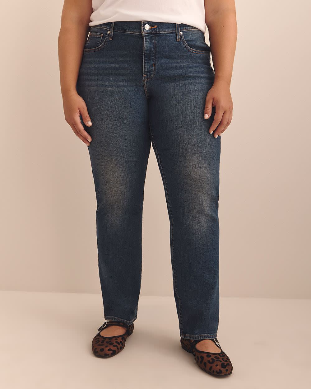 Shaping Straight Leg Jean - Levi's Medium blue denim