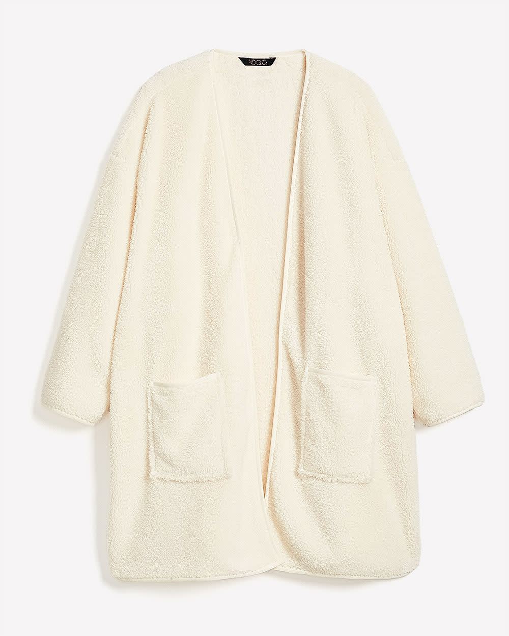 White Sherpa Overpiece - ti Voglio Off white- 6 White Sherpa Overpiece - ti Voglio Off white-