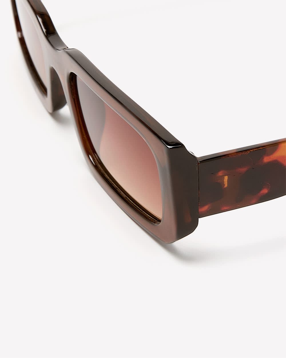 Rectangular Tortoise Sunglasses Tortoise