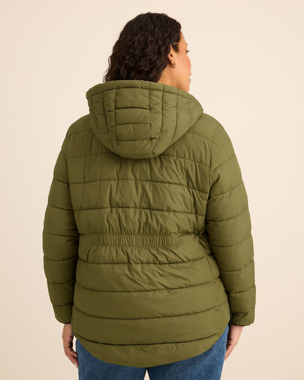 Packable Jacket with Removable Hood Burnt olive 3 Packable Jacket with Removable Hood Burnt olive