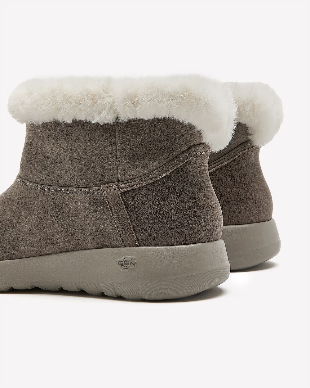 Wide Width, On-the-Go Ankle Winter Boot - Skechers Dark taupe