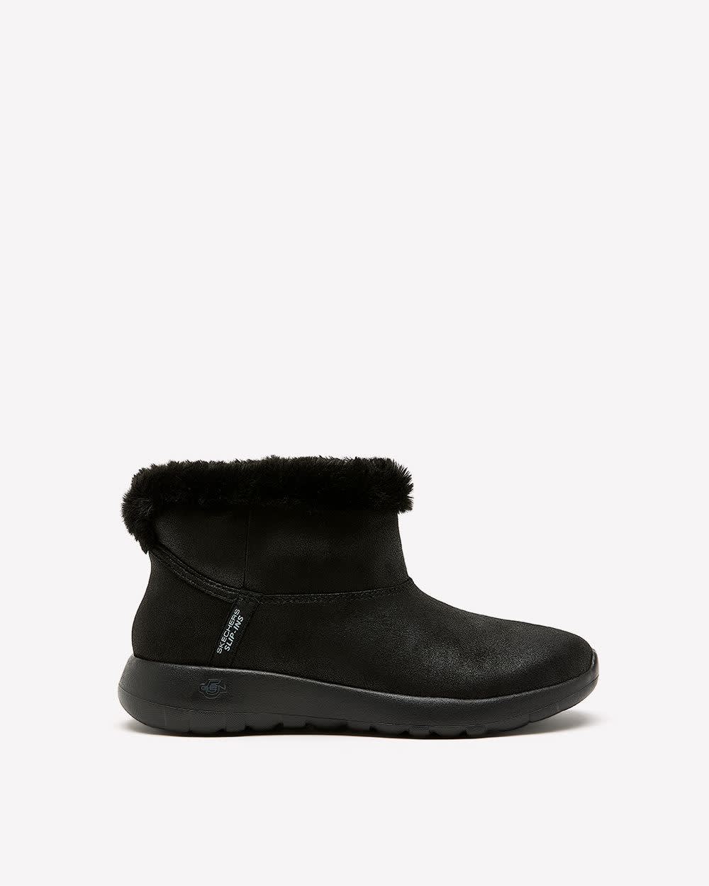 Wide Width, On-the-Go Ankle Winter Boot - Skechers Black