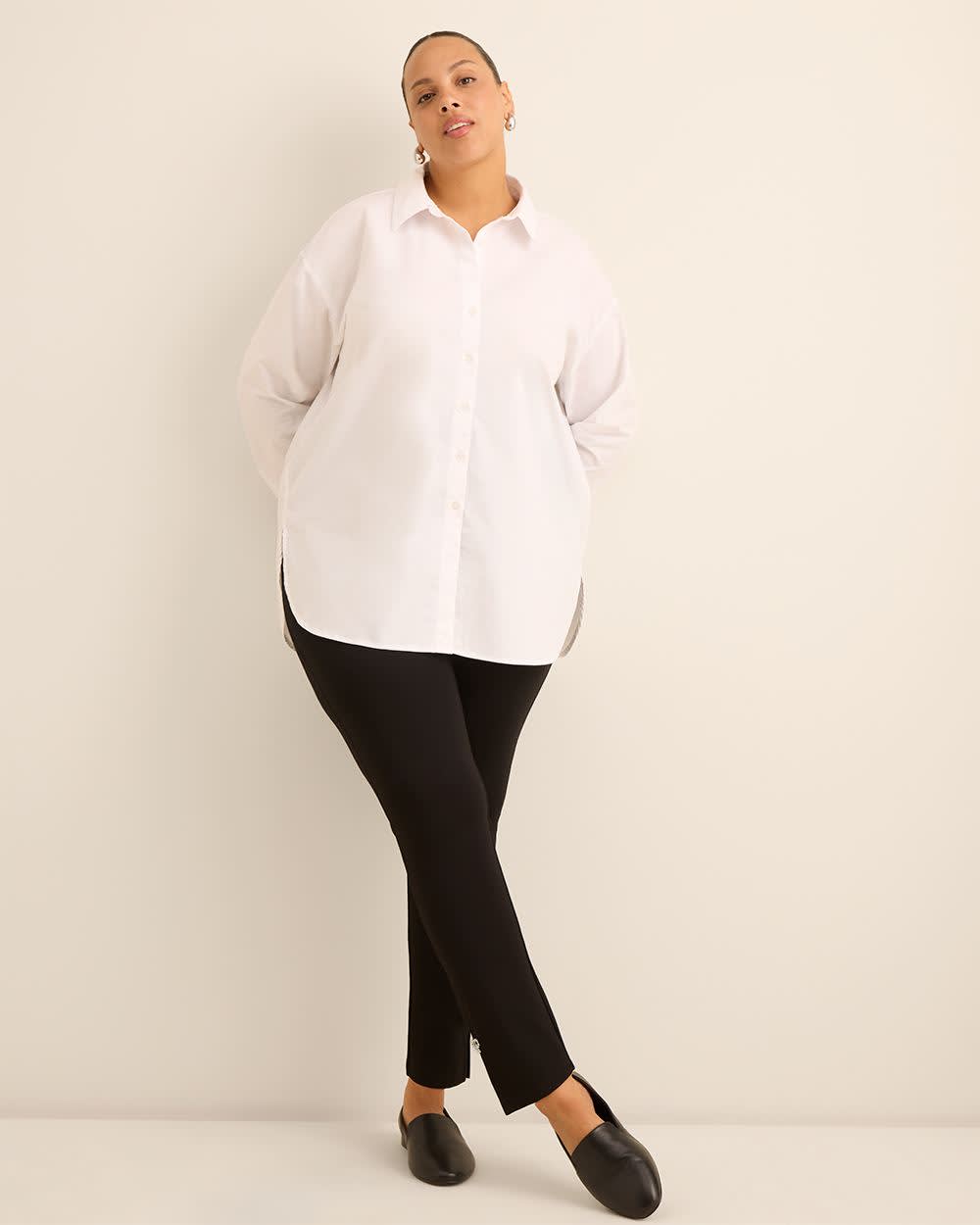 Responsible, Black Ponte de Roma Legging with Bow Detail Black