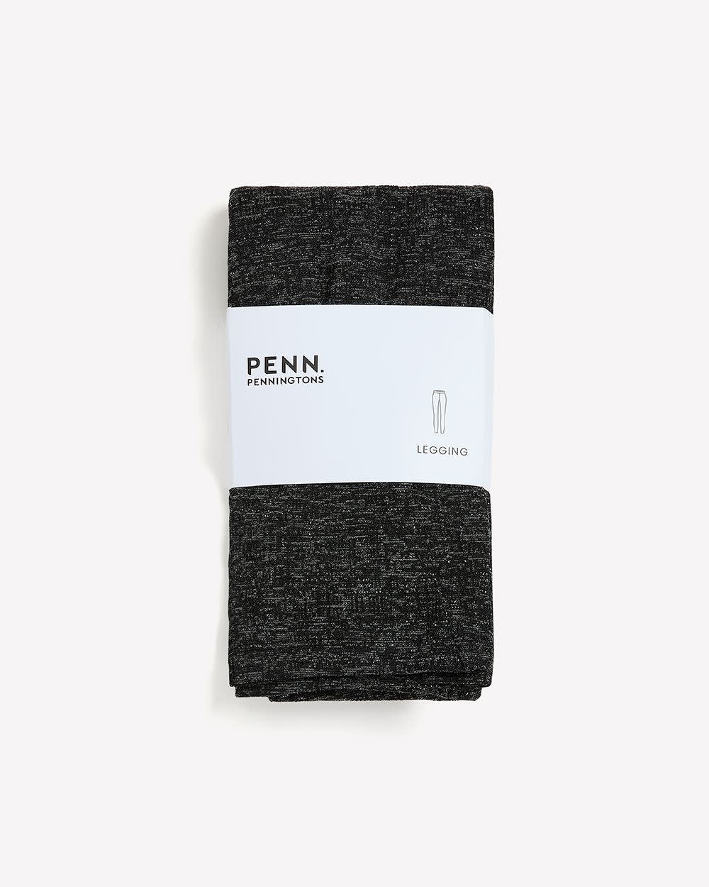 Black Glittery Textured Fashion Legging Black 6 Black Glittery Textured Fashion Legging Black