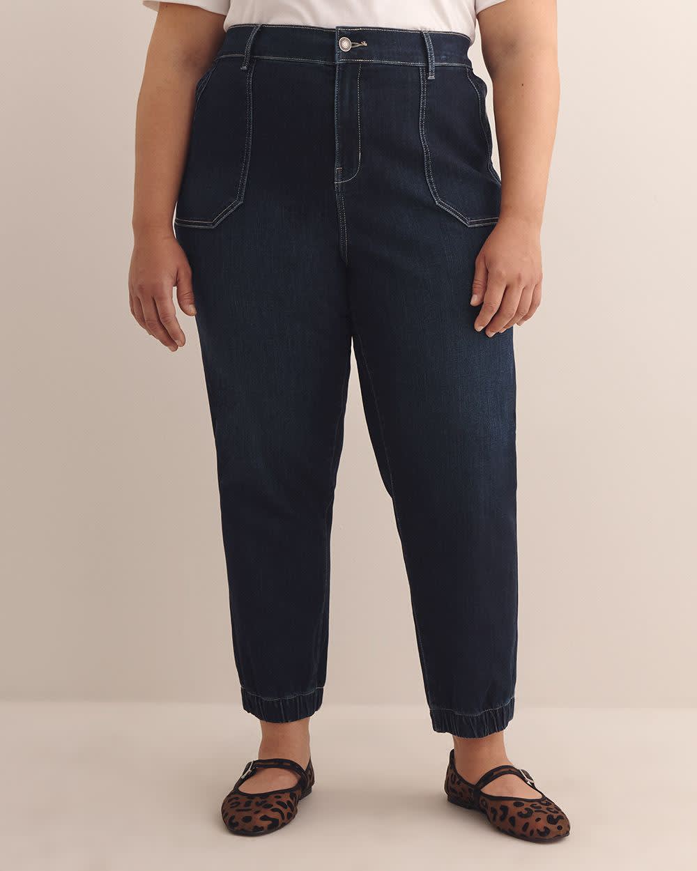 Denim Jogger Pants - d/C JEANS Dark denim