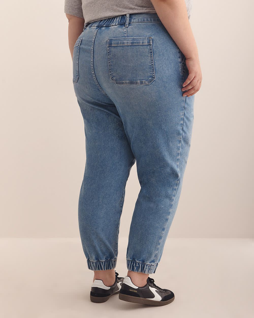 Denim Jogger Pants - d/C JEANS Medium light blue denim 3 Denim Jogger Pants - d/C JEANS Medium light blue denim