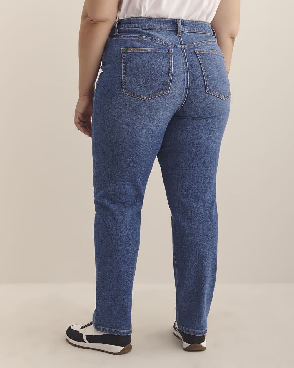 Straight-Fit and Leg Jeans - d/C JEANS Dark medium blue denim 3 Straight-Fit and Leg Jeans - d/C JEANS Dark medium blue denim
