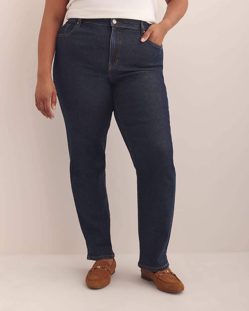 Straight-Fit and Leg Jeans - d/C JEANS Dark denim-