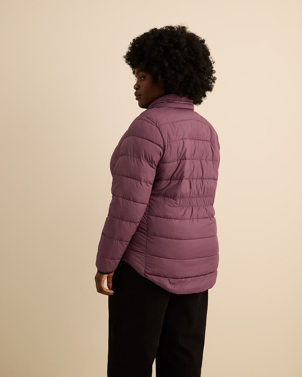 Packable Jacket with Removable Hood Plum wine 3 Packable Jacket with Removable Hood Plum wine