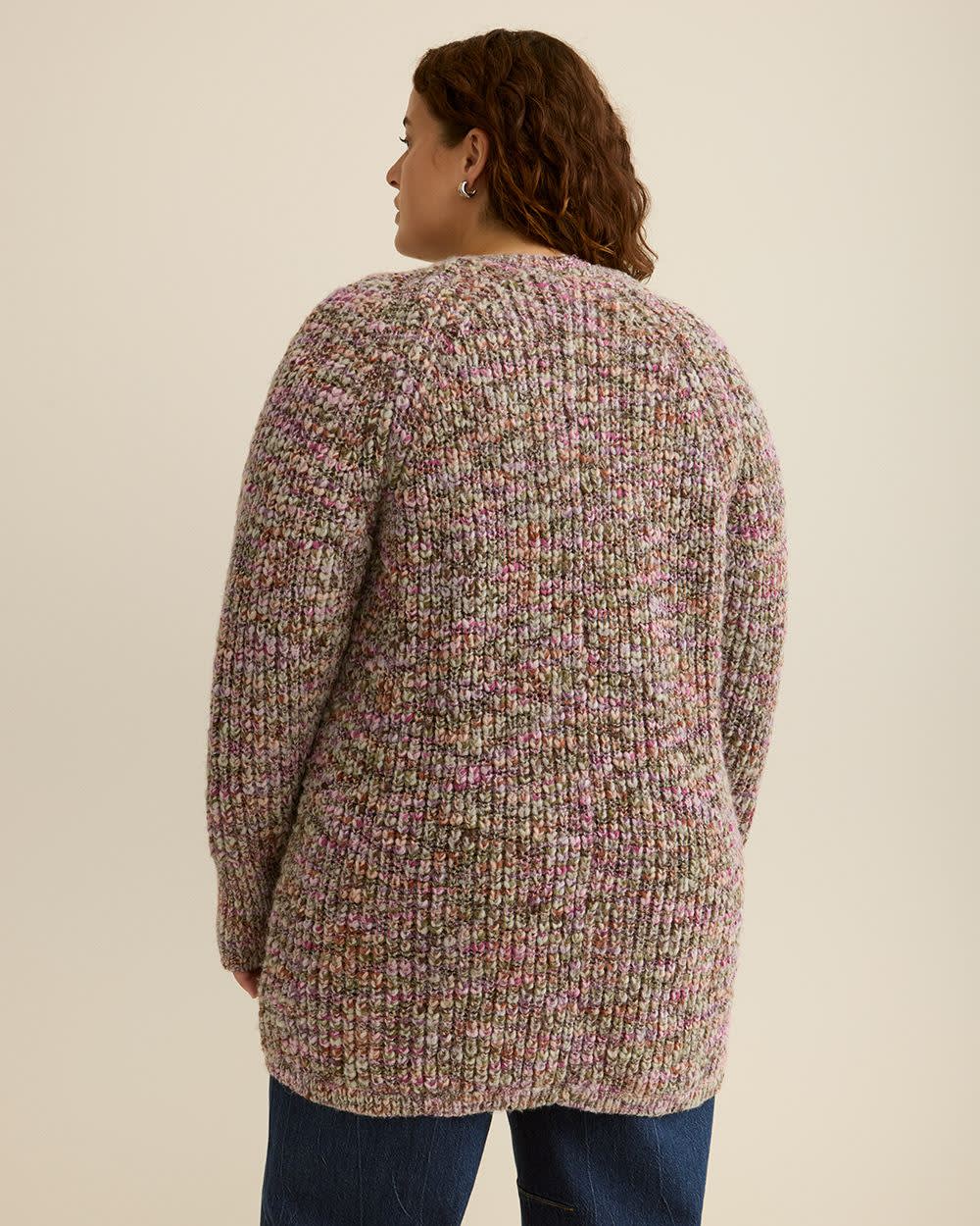 Cocoon Tunic Cardigan Birch mix 3 Cocoon Tunic Cardigan Birch mix