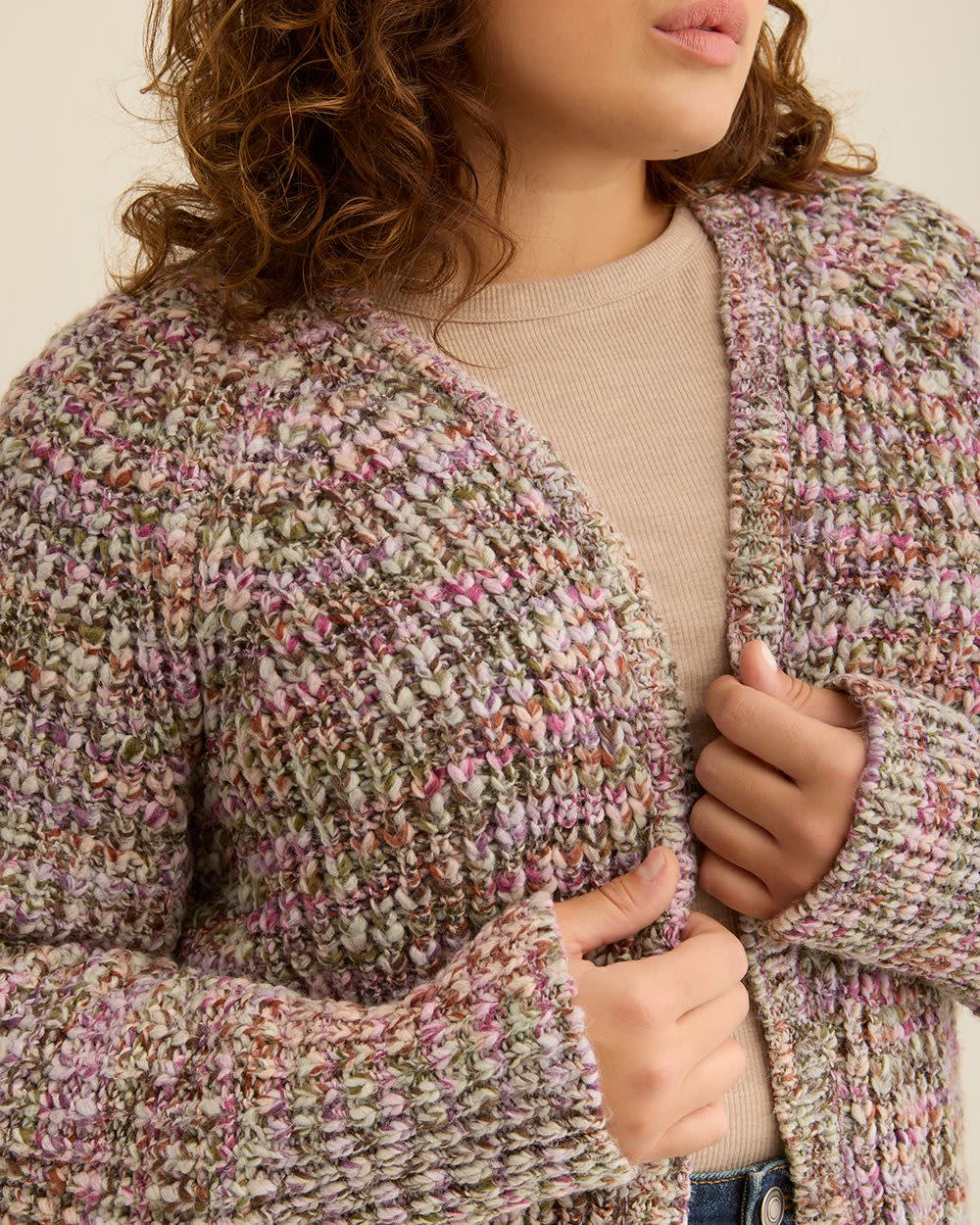 Cocoon Tunic Cardigan Birch mix 5 Cocoon Tunic Cardigan Birch mix