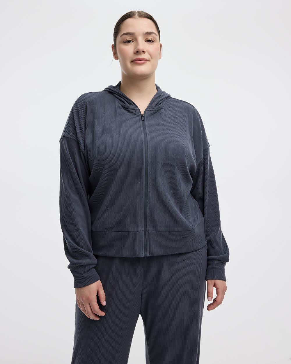 Hooded Jacket - Hyba Ombre blue
