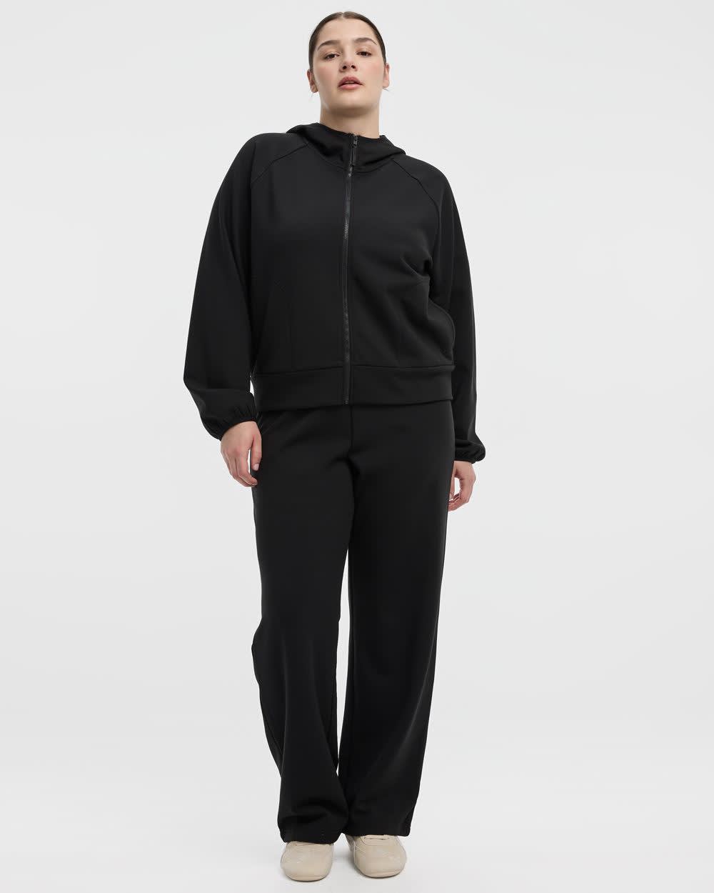Straight-Leg Thick Fleece Pant - Hyba Black