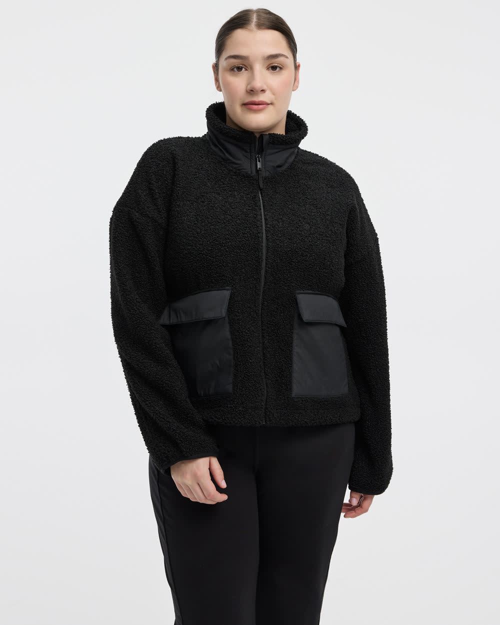 Sherpa Jacket - Hyba Black 1 Sherpa Jacket - Hyba Black