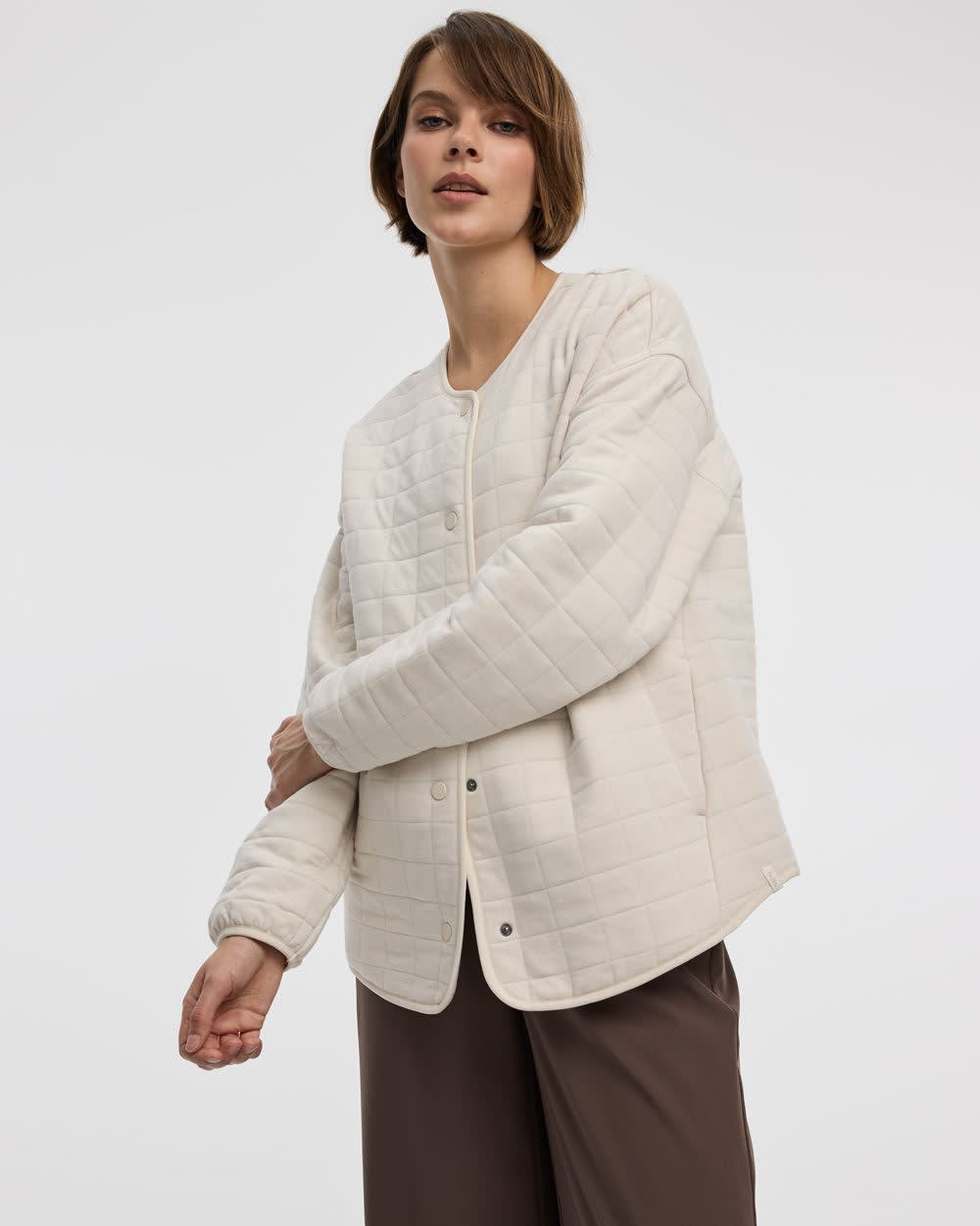 Quilted Jacket - Hyba Silver birch 1 Quilted Jacket - Hyba Silver birch