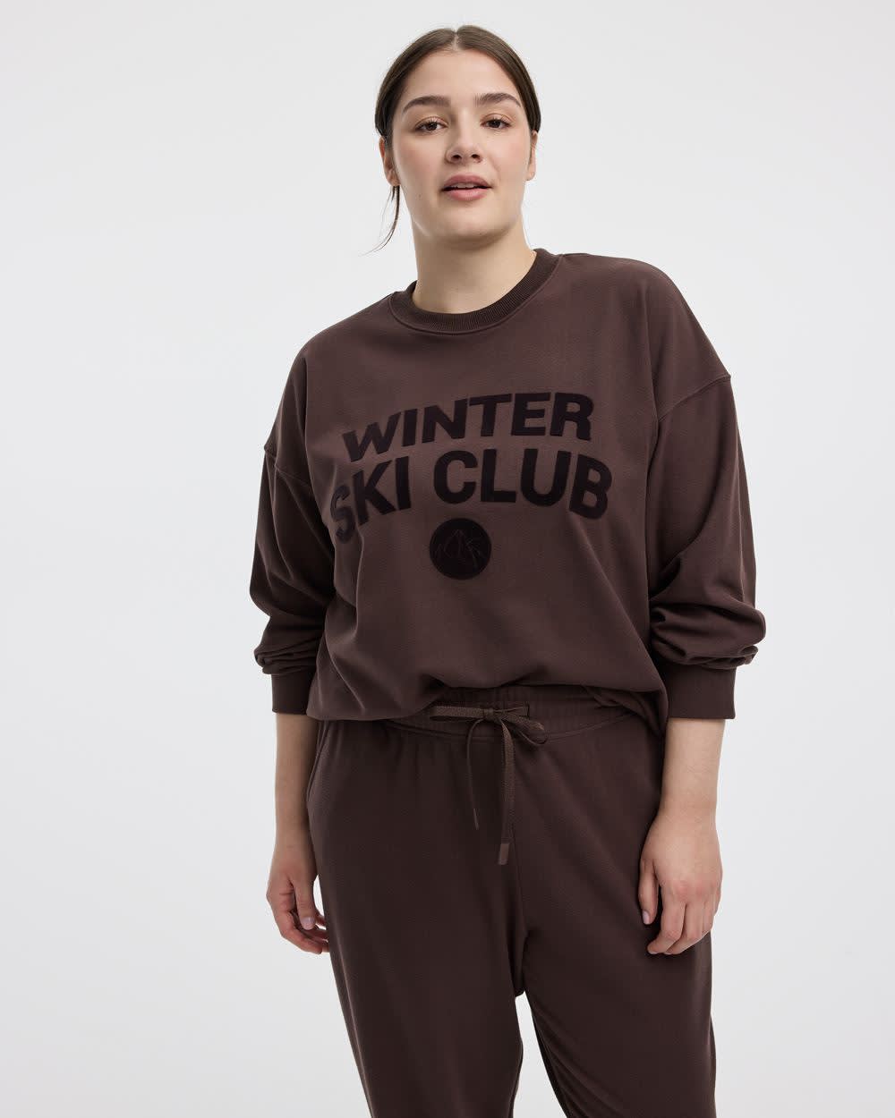 Long-Sleeve Crew-Neck Polar Fleece Sweater - Hyba Earth