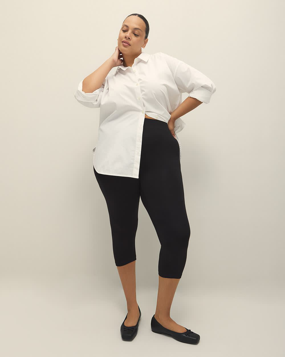 Responsible, Basic Stretch Capri Legging - PENN. Essentials Black 1 Responsible, Basic Stretch Capri Legging - PENN. Essentials Black