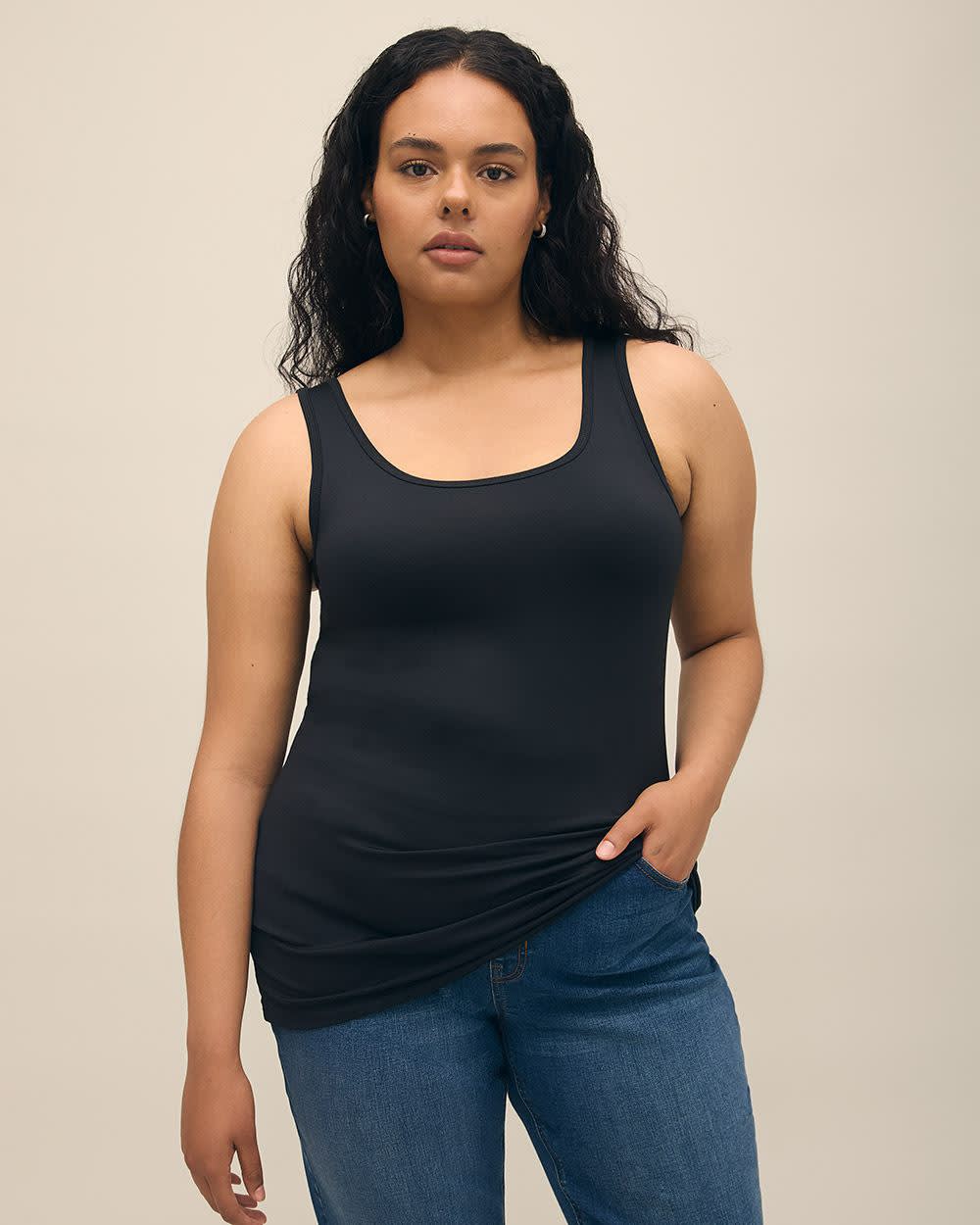 Responsible, Solid Reversible Tank Top - PENN. Essentials Black 1 Responsible, Solid Reversible Tank Top - PENN. Essentials Black