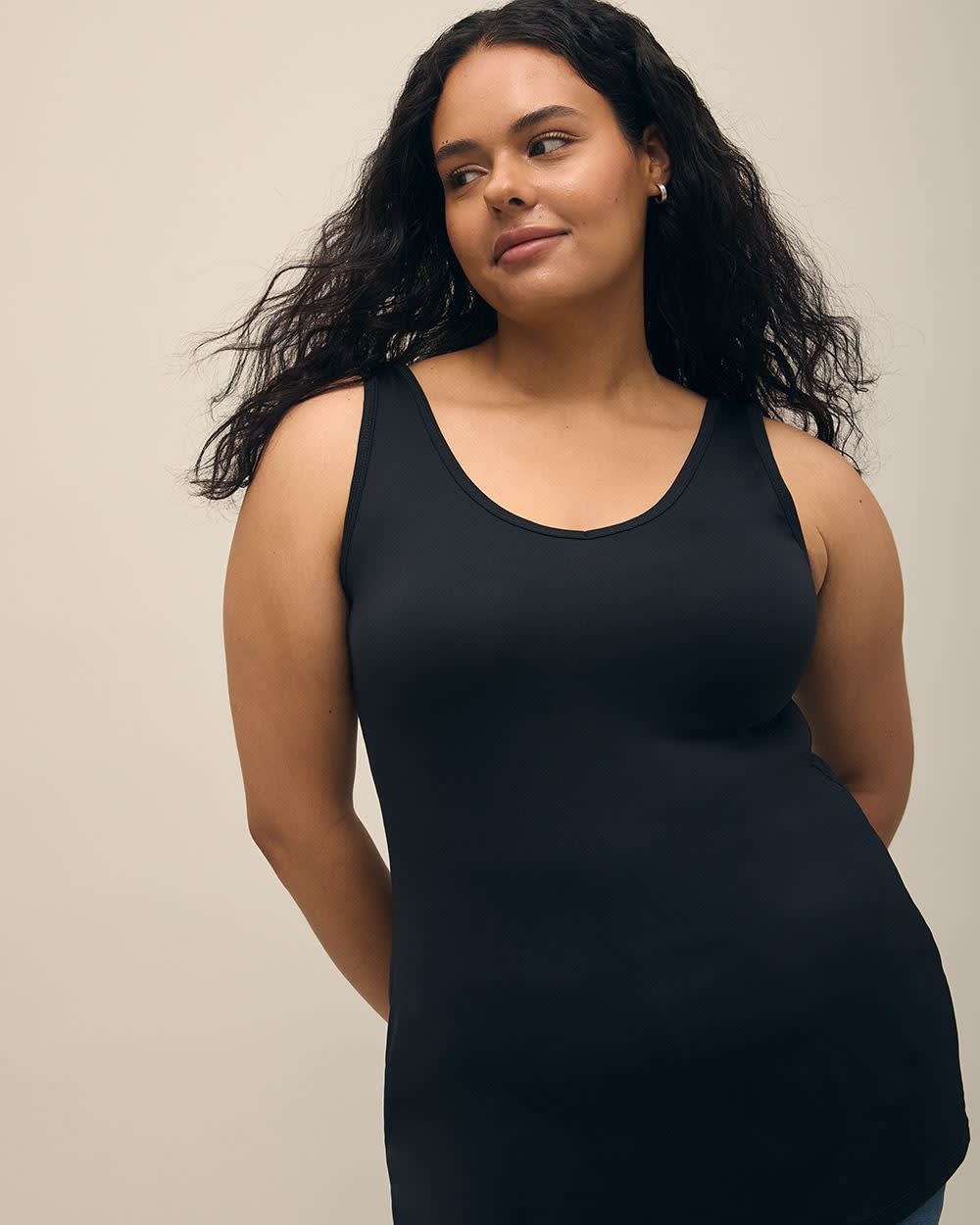 Responsible, Solid Reversible Tank Top - PENN. Essentials Black 4 Responsible, Solid Reversible Tank Top - PENN. Essentials Black