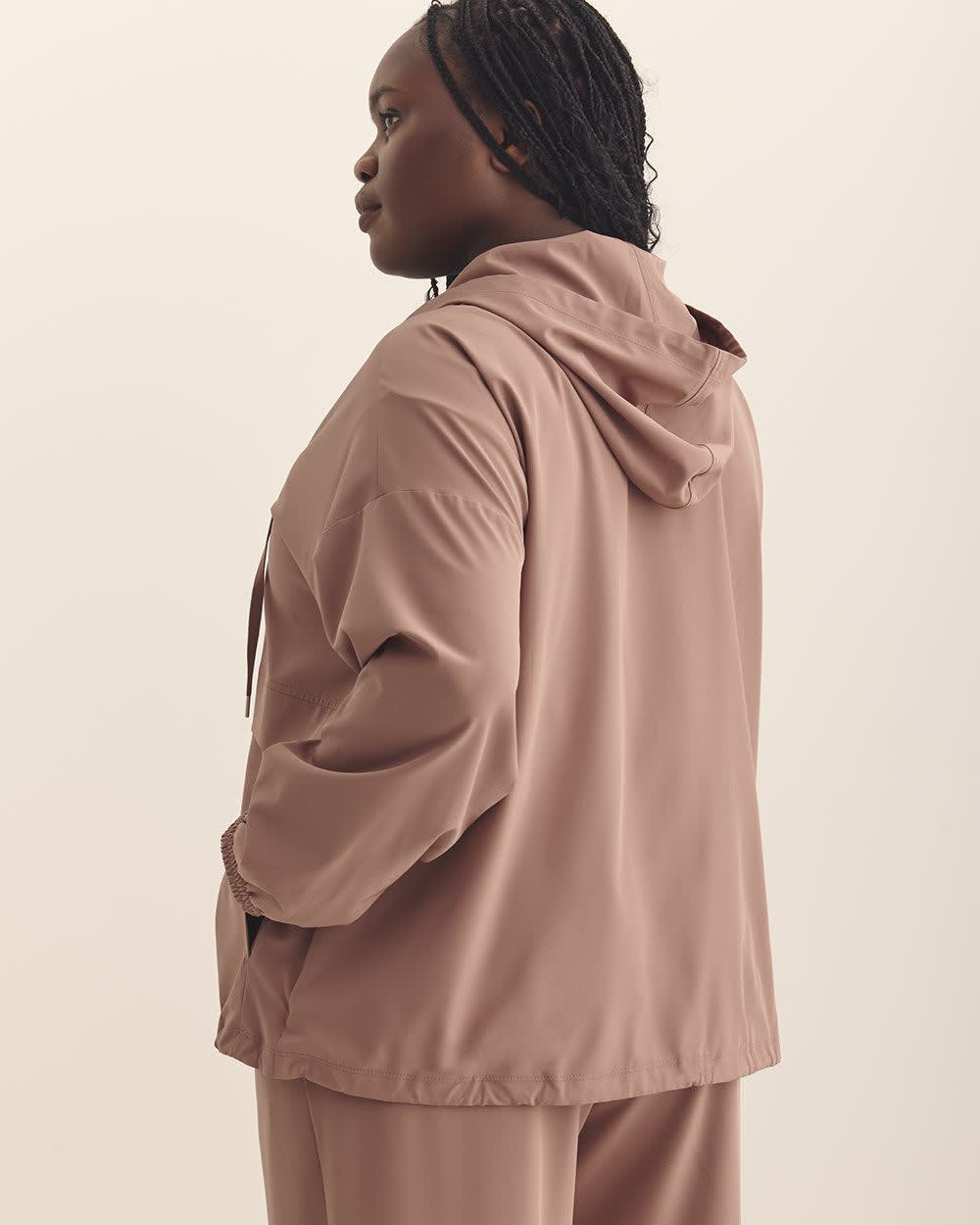 Responsible, 4-Way Stretch Zipped Jacket - Active Zone Baltic Amber