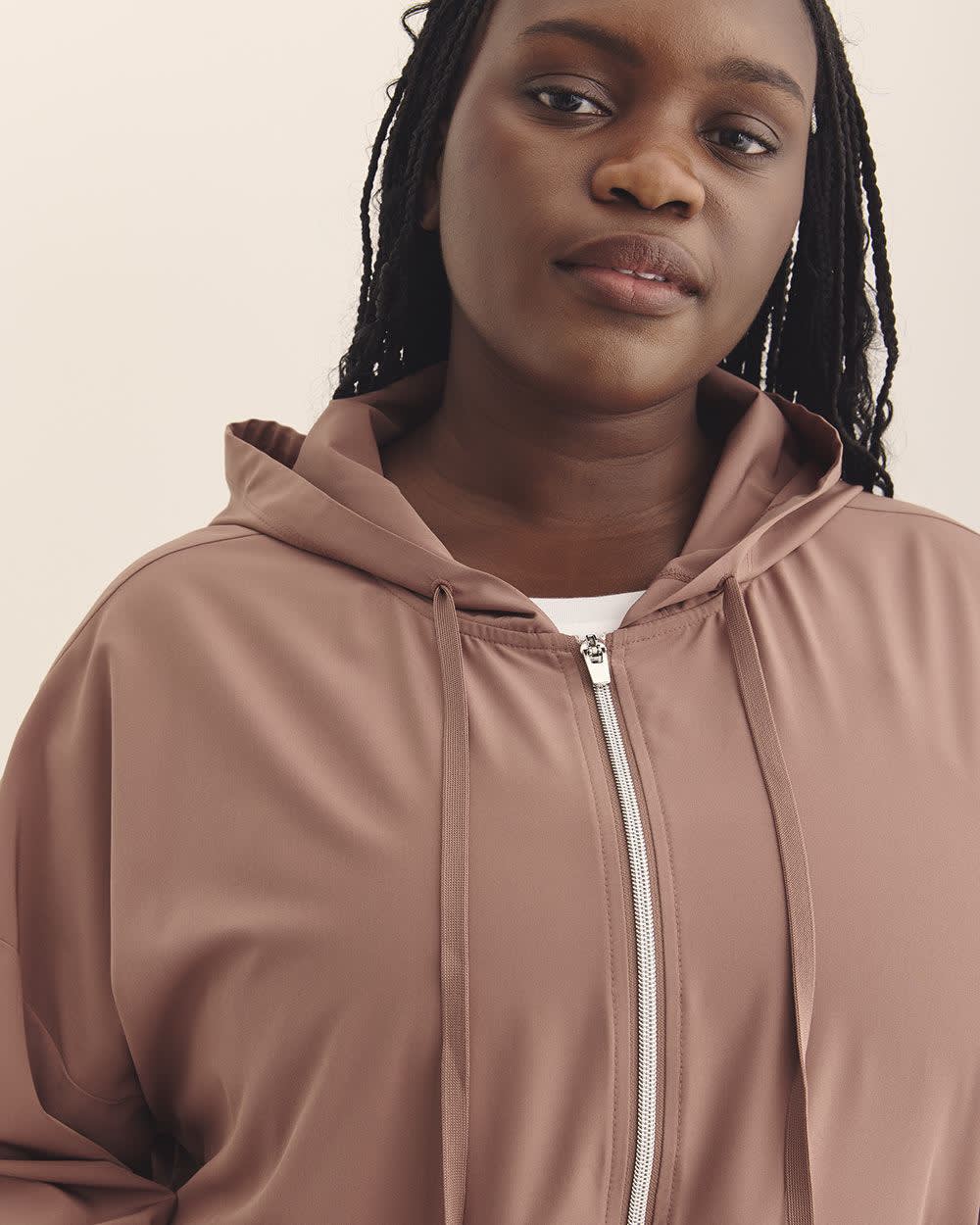 Responsible, 4-Way Stretch Zipped Jacket - Active Zone Baltic Amber