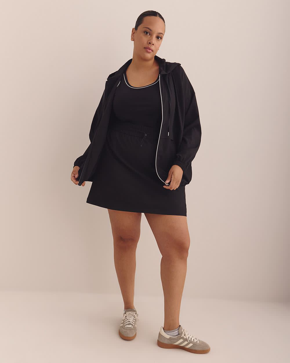 Responsible, 4-Way Stretch Zipped Jacket - Active Zone Black 2 Responsible, 4-Way Stretch Zipped Jacket - Active Zone Black