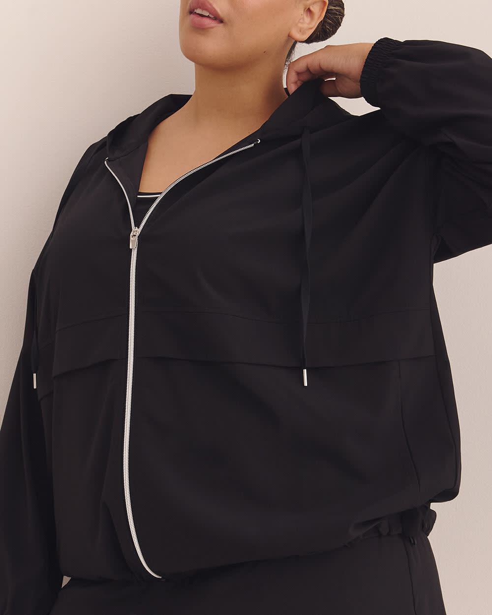 Responsible, 4-Way Stretch Zipped Jacket - Active Zone Black 4 Responsible, 4-Way Stretch Zipped Jacket - Active Zone Black