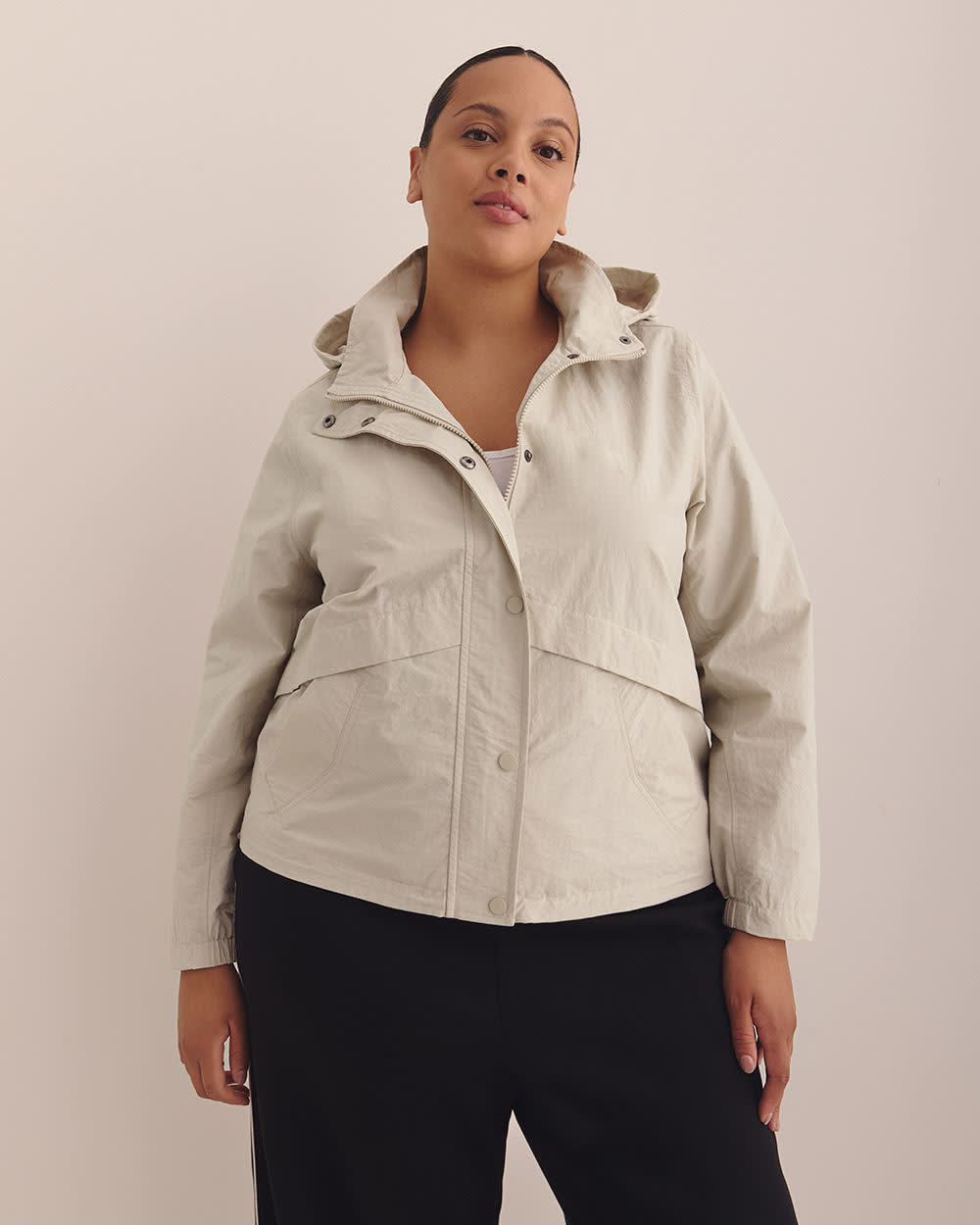 Lightweight Parka - Active Zone Pumice stone 1 Lightweight Parka - Active Zone Pumice stone