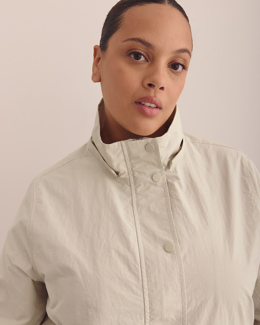 Lightweight Parka - Active Zone Pumice stone 4 Lightweight Parka - Active Zone Pumice stone