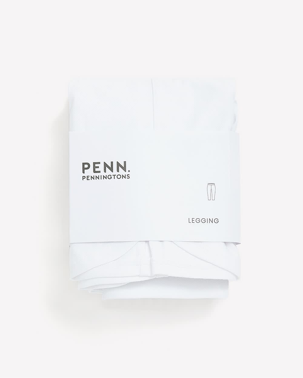 White Capri Legging with Tulip Hem - PENN. Essentials Bright White 5 White Capri Legging with Tulip Hem - PENN. Essentials Bright White