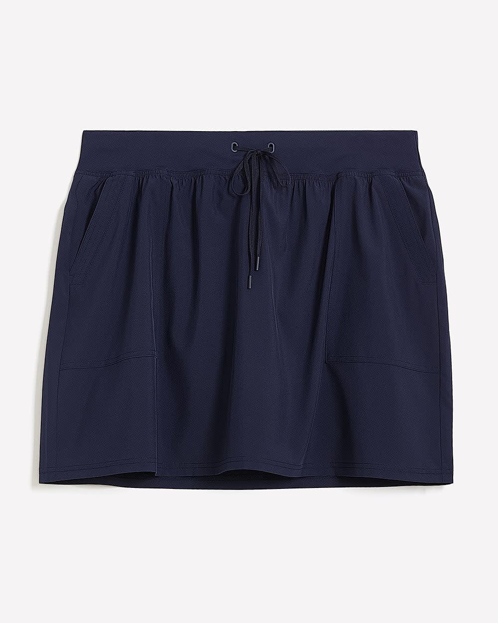 Responsible, Woven Skort with Elastic Waistband - Active Zone Evening blue