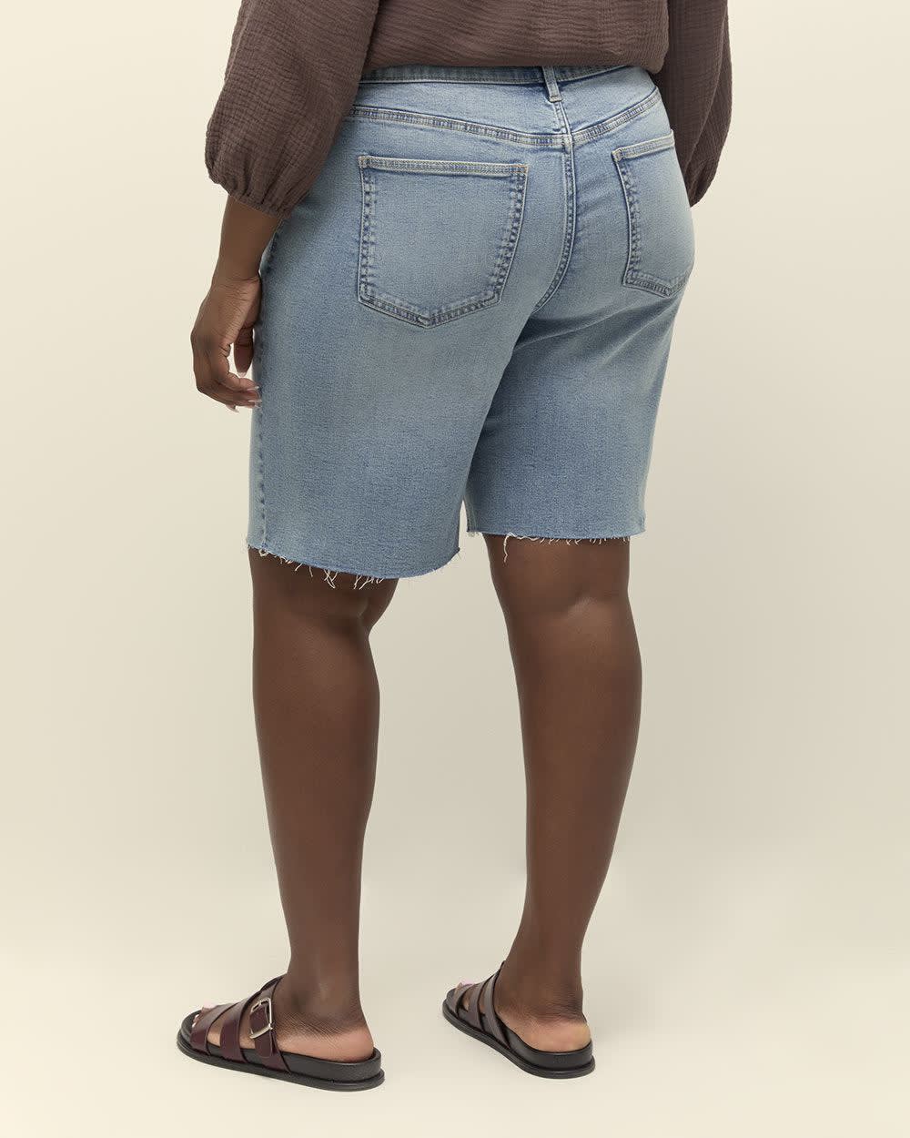 Classic-Fit Denim Bermuda Shorts - d/C JEANS Light blue denim 3 Classic-Fit Denim Bermuda Shorts - d/C JEANS Light blue denim