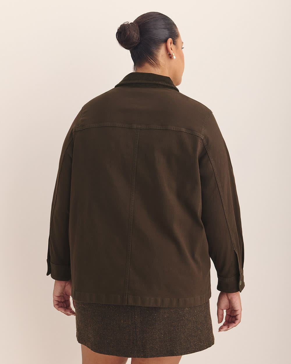Canvas Barn Jacket Coffee bean 3 Canvas Barn Jacket Coffee bean