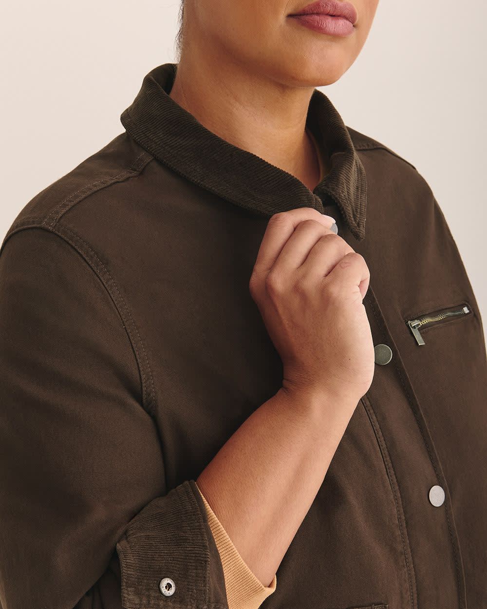 Canvas Barn Jacket Coffee bean 4 Canvas Barn Jacket Coffee bean
